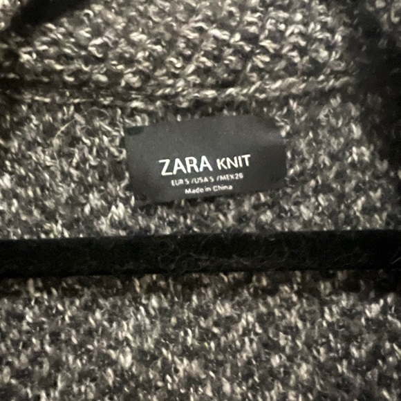 Women's Grey Long knit sweater - Picture 8 of 9